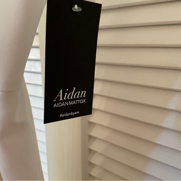 NWT $175 Aidan Mattox Halter A-Line I Roy Dress, Size 6 - Picture 8 of 12